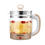 龍的（longde） 養生壺 高硼硅玻璃煮茶壺煎藥壺 LD-YS1810B（新版）